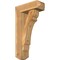 Ekena Millwork Olympic Craftsman Rough Sawn Bracket w/ Offset Brace, Western Red Cedar, 6"W x 16"D x 28"H BKT0604X16X28OLY04RWR - alternate 1